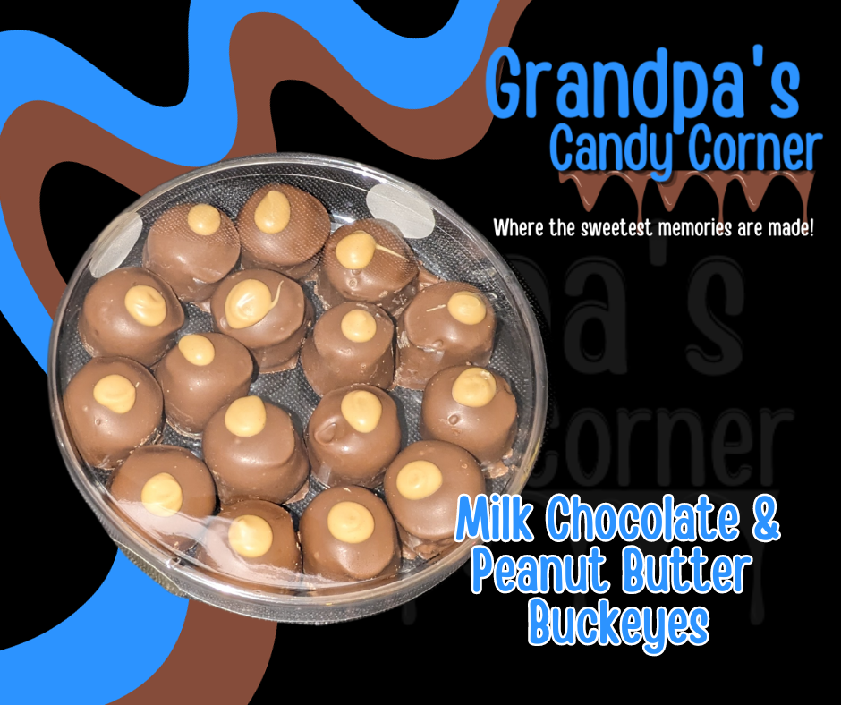 Milk Chocolate & Peanut Butter Buckeyes
