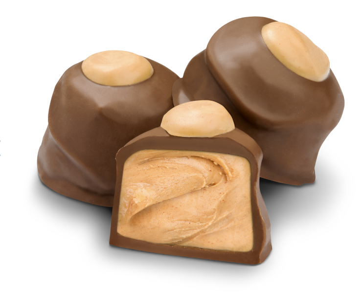 Milk Chocolate & Peanut Butter Buckeyes