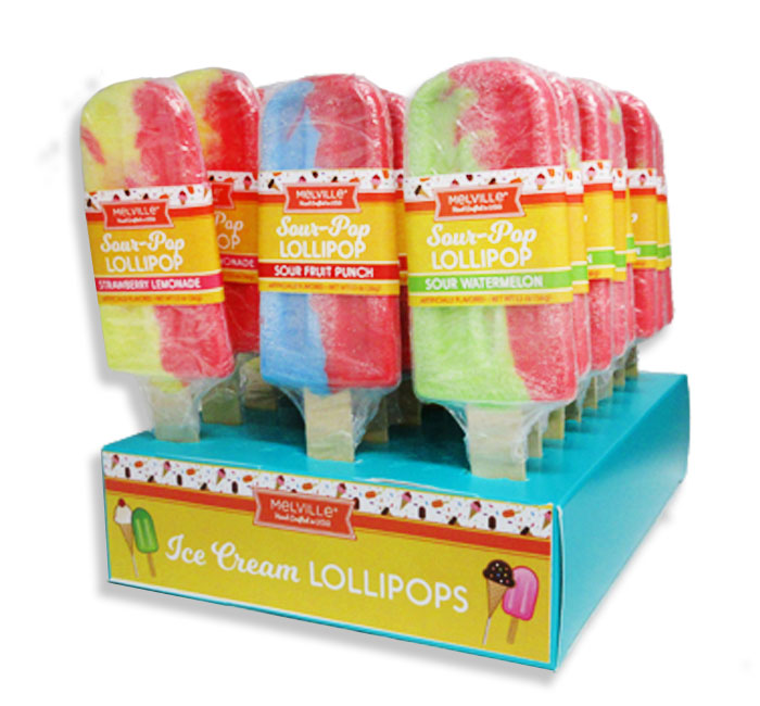 Sour Swirl Lollipops