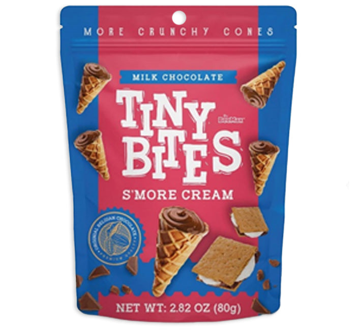 Tiny Bites Waffle Cones-S'Mores