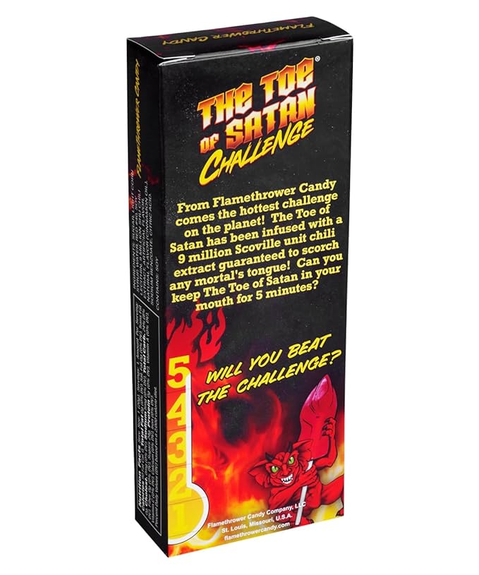 Toe of Satan- Flamethrower Candy