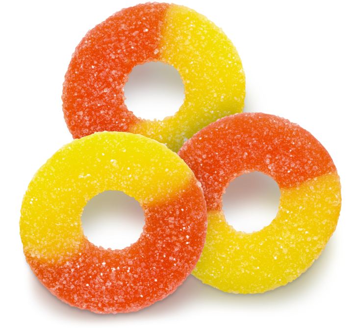 Gummi Peach Rings
