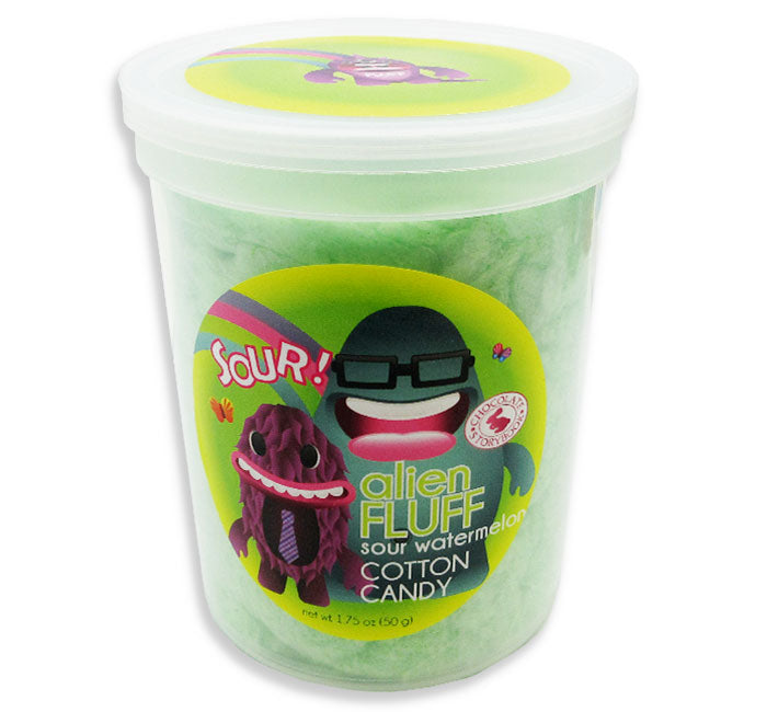 Alien Sour Watermelon Cotton Candy