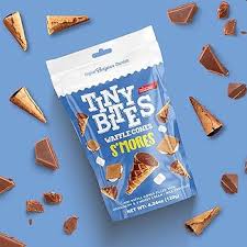 Tiny Bites Waffle Cones-S'Mores